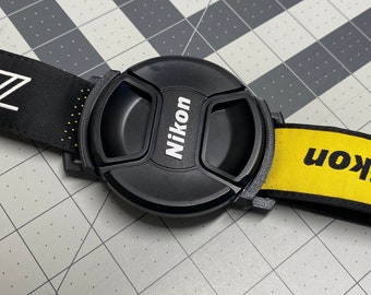 3D printed DSLR / SLR camera lens cap holder