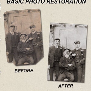 BASIC Digital Photograph Restoration Service