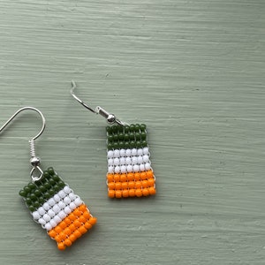 Irish Flag Earrings