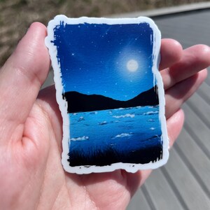 Vinyl landscape sticker