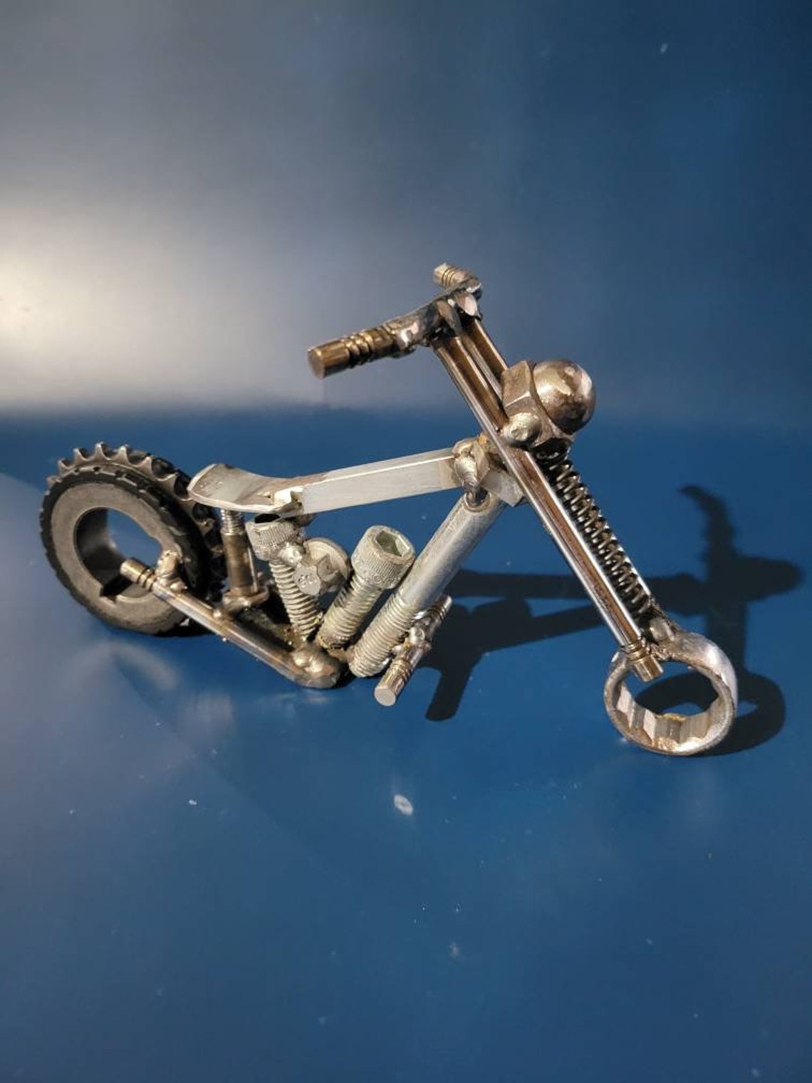 Motorcycle Metal Art Etsy