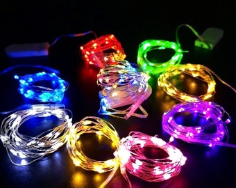 Christmas Fairy string Lights - Length 3metres - Warm White - Wedding/Home/ Christmas Occasion multi colours string light 3-Function Flash