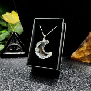 Crystalline Moon ~Clear Quartz Necklace~