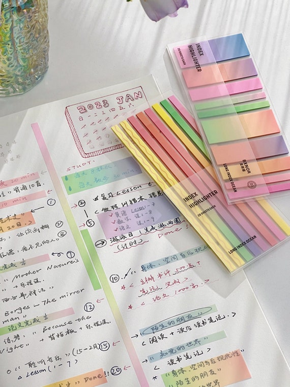 Colorful Sticky Notes Page Mats Guiding Tags Book Annotation Supplies Tabs  Books Stickers for - AliExpress