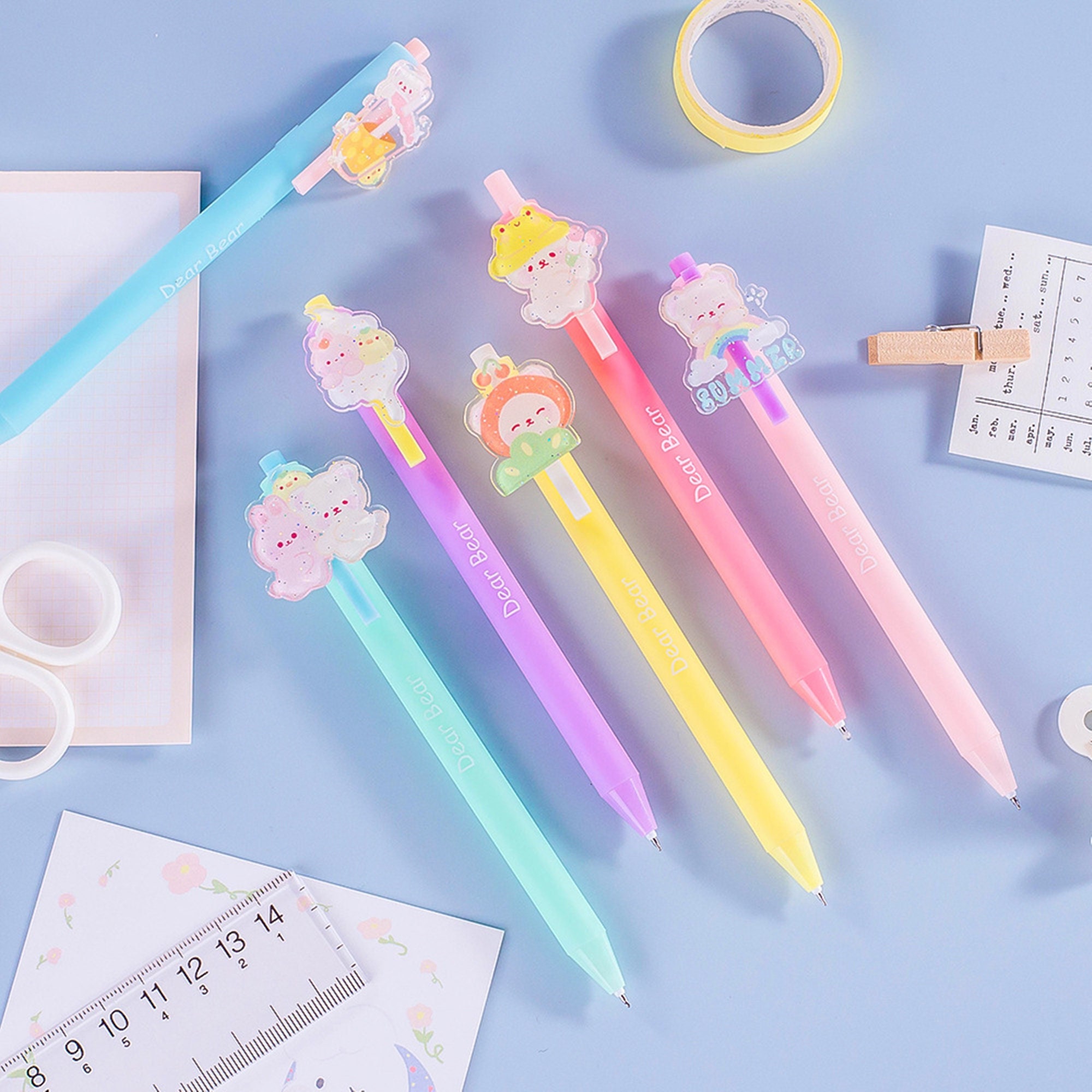 Cute Kawaii Capsule Style Pen in various colours, Kids Stationery, Pill  Pens, Japanese school supplies