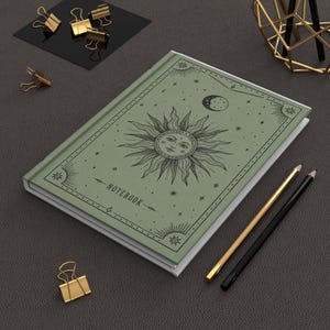 Celestial Sun & Moon Lined Journal Hardcover