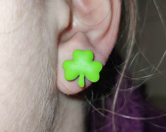 Orecchini San Patrizio Con Trifoglio Verde E Frange Multistrato - Accessorio Festa Irlandese - Regalo Originale