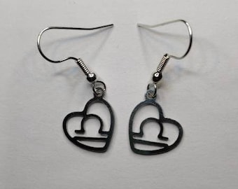 Boucles d'oreilles signe astrologique, signe astrologique