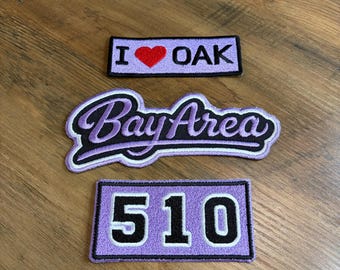Golden State Oakland Womens Basketball GSV Souvenir Embroidered Patch (3 Pack)