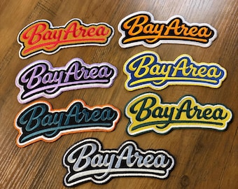 Bay Area Sports Embroidered Patch Bundle (Pack of 7) 6 x 2.5 inch