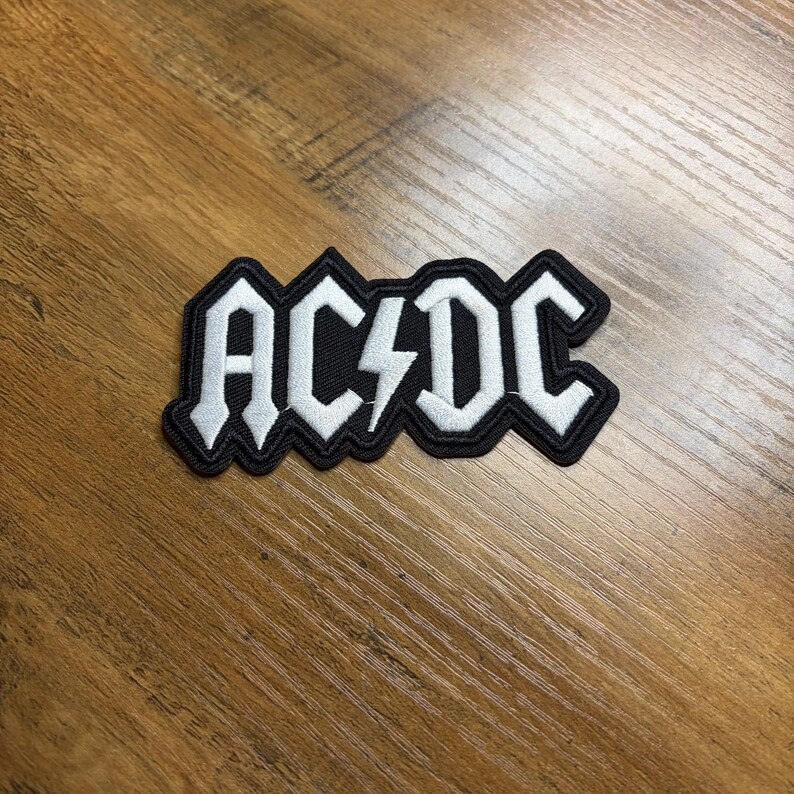 ACDC Embroidered Iron-on Patches, Rock N Roll Band Set of 5 - Etsy