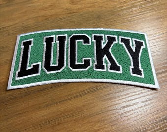 Parche bordado de la suerte para el Día de San Patricio de Boston (para planchar) (Verde)