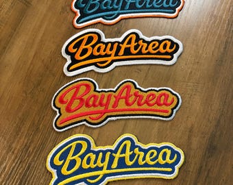 Bay Area Embroidered Patch Bundle (Pack of 4): San Francisco Oakland San Jose