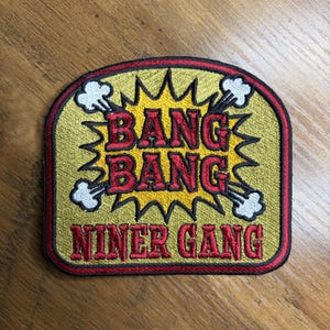 San Francisco Bang Bang Niner Gang Iron On Embroidered Patch (4 inch)