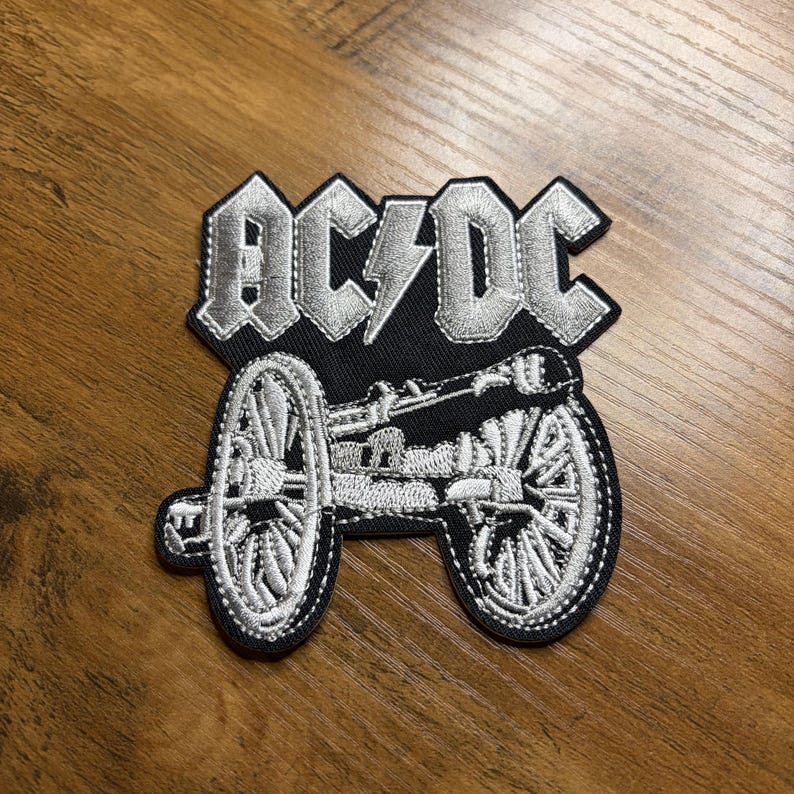 ACDC Embroidered Iron-on Patches, Rock N Roll Band Set of 5 - Etsy