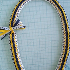 Graduation Ribbon Lei- Double Braid