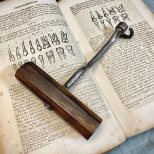 Tooth Key, Antique Dental Instrument, Tooth Extraction Tool, 19th Century