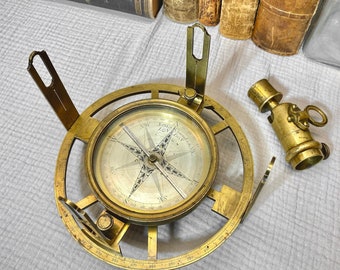 Simple Theodolite circa 1800, Jones of London, Surveying Instrument, Antique Scientific Instrument