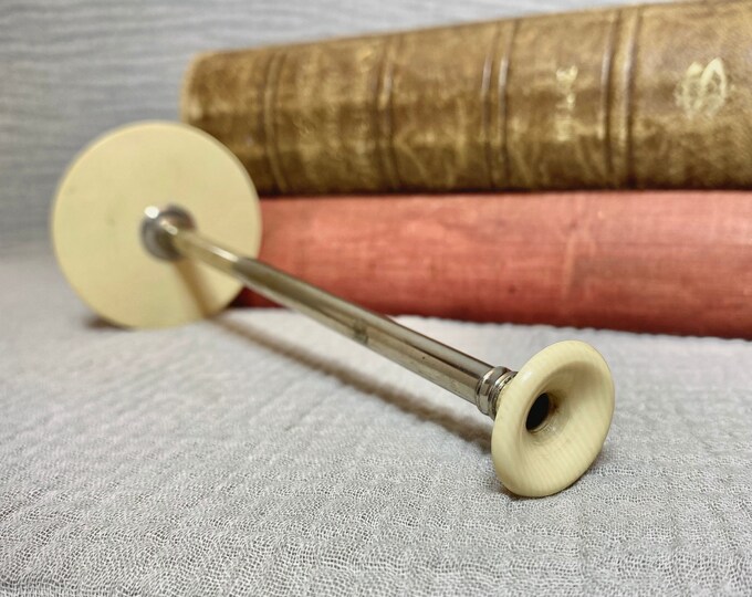 Monaural Stethoscope, french Ivory, Antique Medical Instrument, Antique Stethoscope Etsy