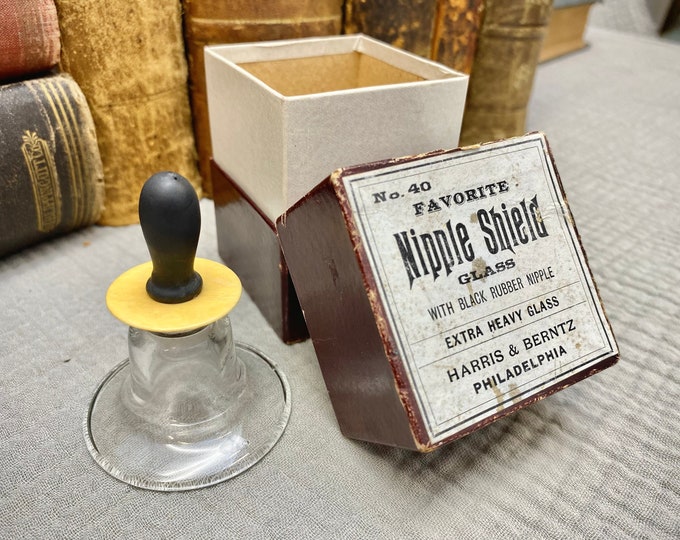 Glass Nipple Shield W/ Original Box harris & Etsy