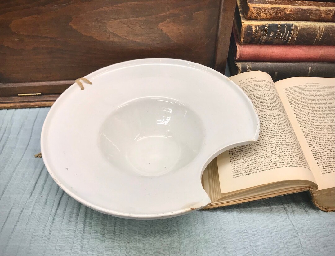 Bloodletting Bowl, Spanish Barber's Bowl, Pickman S. A. Sevilla, Medical Antique, Mid 1800s Etsy