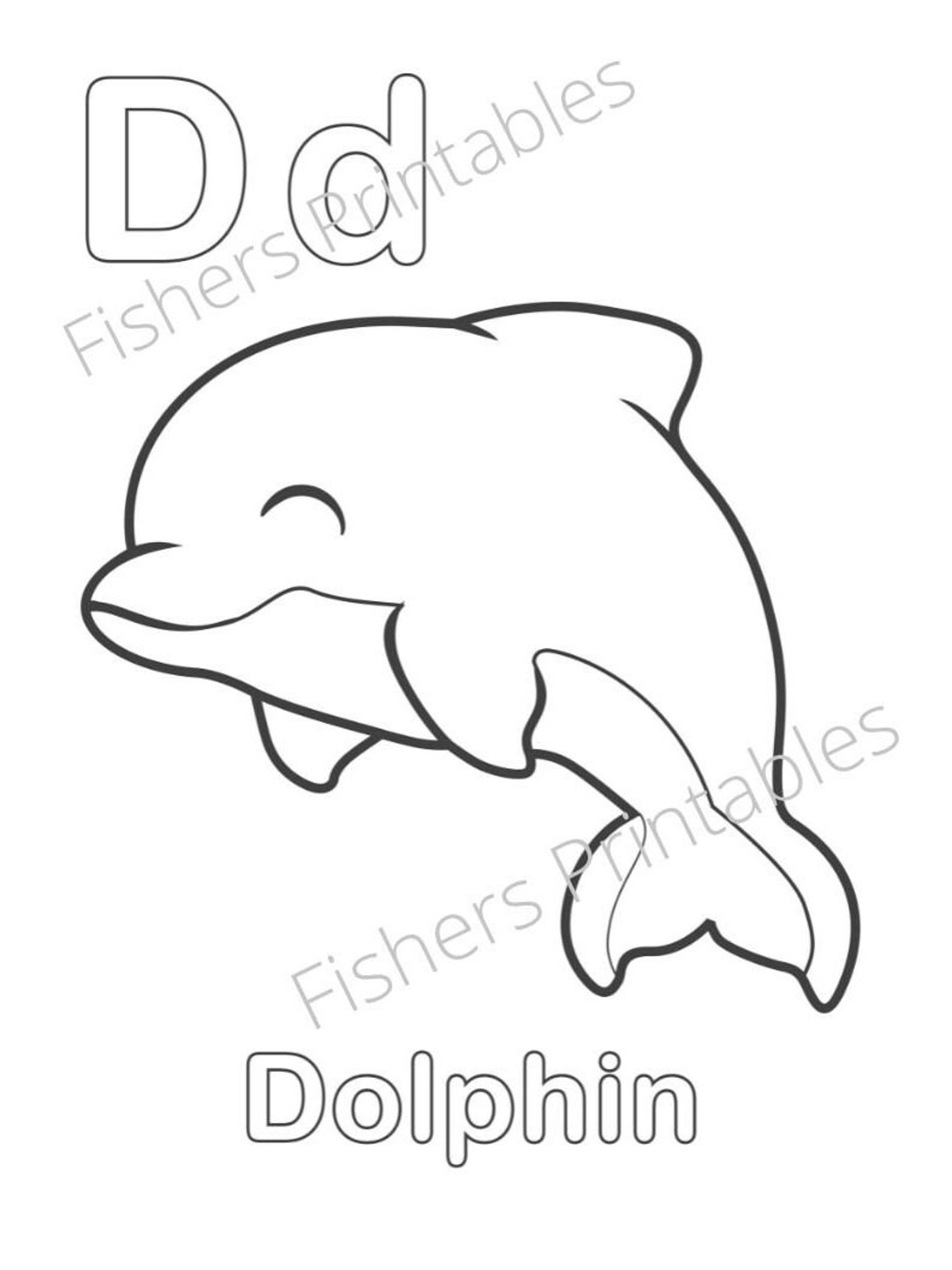 26 Printable Animal Alphabet Coloring Pages for Kids | Etsy