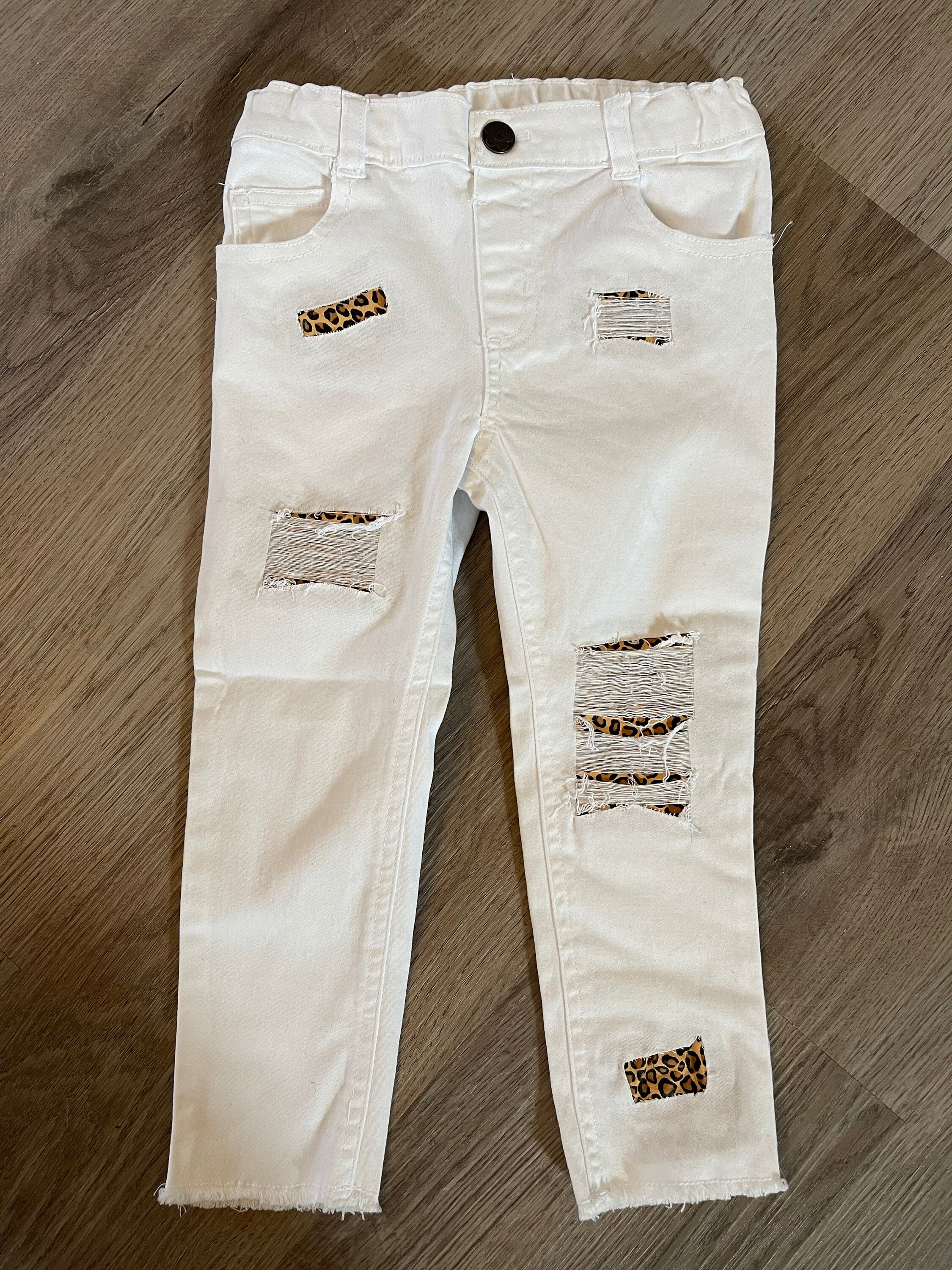 Girls Infant/toddler White Distressed 