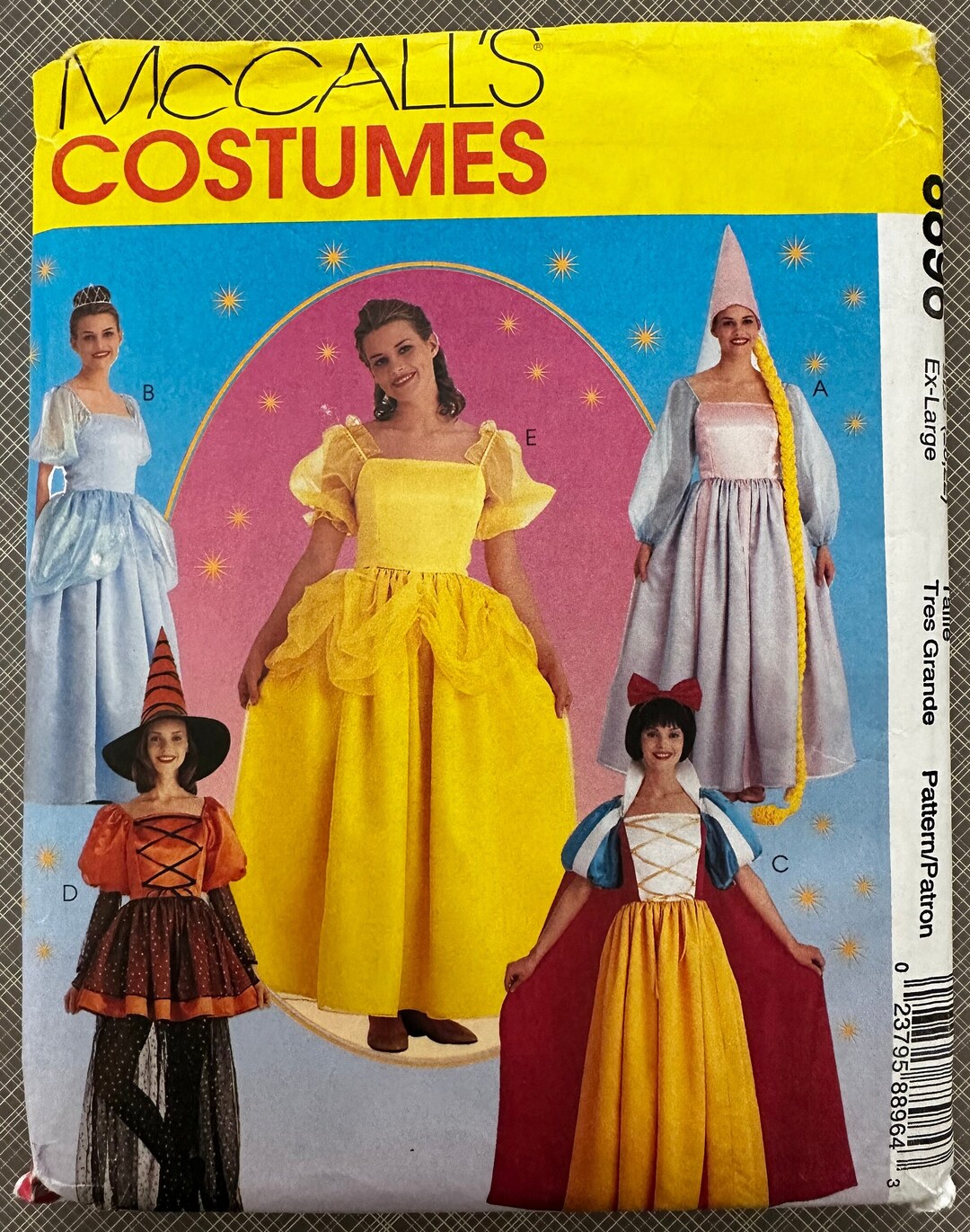 Mccalls 8896 Ladies Halloween Costume Pattern Size Extra Large Etsy