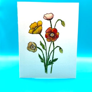 Flower card