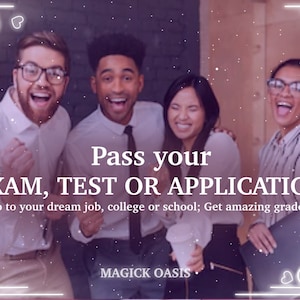 PASS your APPLICATION or TEST spell. Most powerful spell to get to your dream school or college. Pass all tests and get amazing grades!