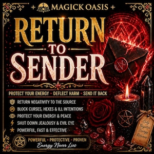 Zurück zum Absender. Negative Energie zurückschicken. Schutz Energieschild. Block-Böse Auge. Eifersucht. Harm. Schnelle Schutzarbeit
