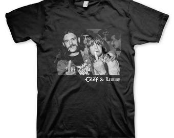 Ozzy and Lemmy Hellraisers Mens T-Shirt