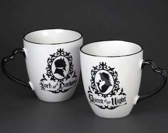 Alchemy Gothic Queen & Lord Mug Set