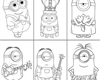 55 Minion Coloring Pages Cartoon  Best HD