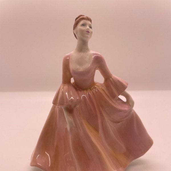 Vintage Coalport Bone China Figurine Tracy Lady in Dress Gown