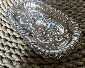 Antique Edwardian Solid Silver Pin/Trinket Dish Birmingham 1902