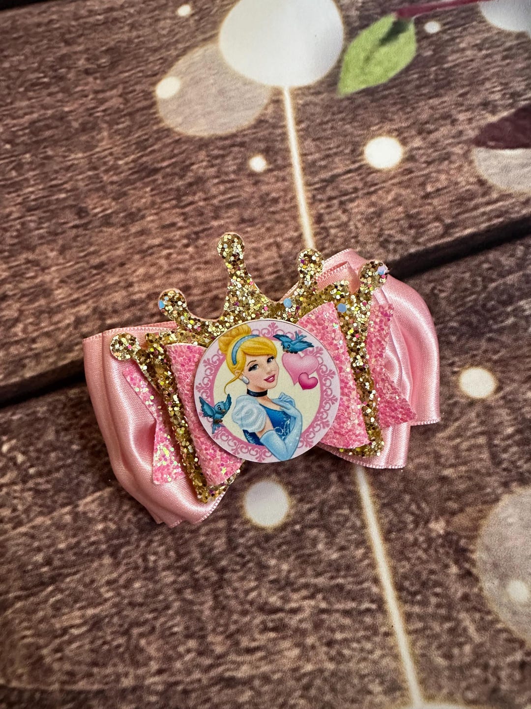 Princess Glass Slipper Bow - Etsy
