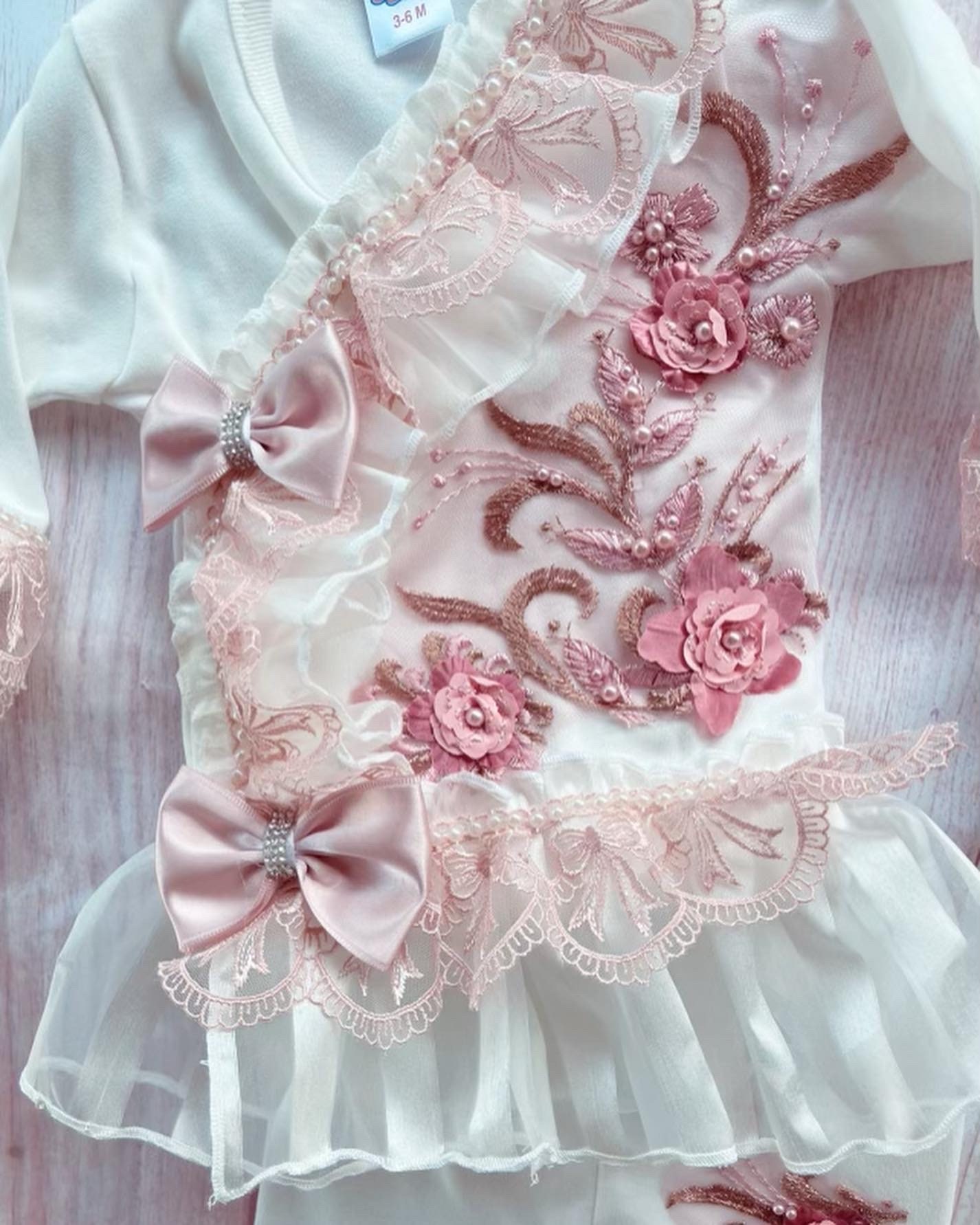 Ruffle Baby Set - Etsy