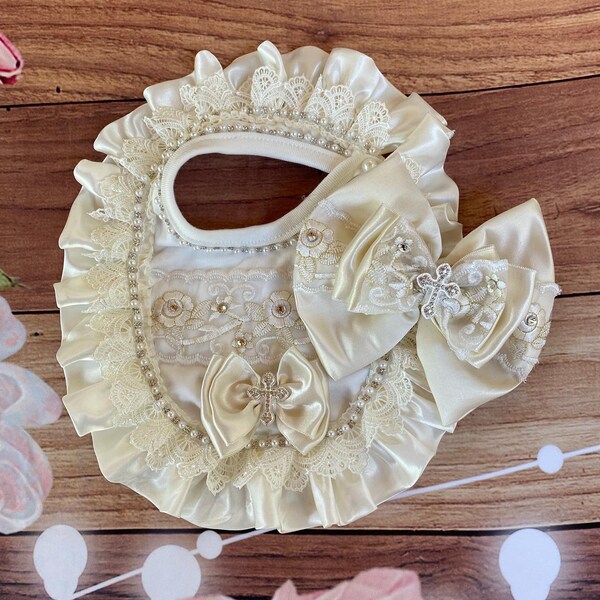 Christening Bib Etsy