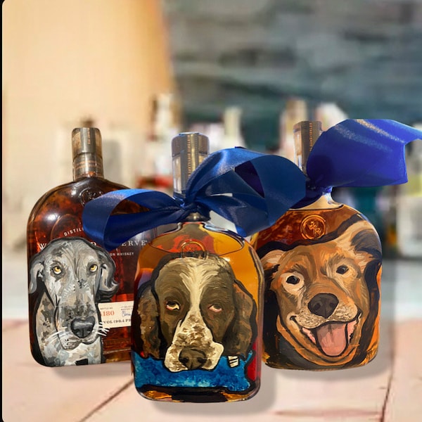 Pet Painting on Bottle, Gift for any Occasion! (Bottle not included, see instructions in details)