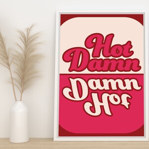 Retro Home Decor, 70s Decor, 70s Wall Art, Hippie Print, 70s Aesthetic Wall Art, Quote Print, Retro 70s Decor, Pink Typography Poster Decor