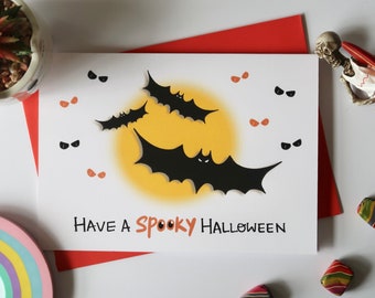 Have a Spooky Halloween Card | Happy Halloween Card | Halloween Greeting Card | Spooky Season Card