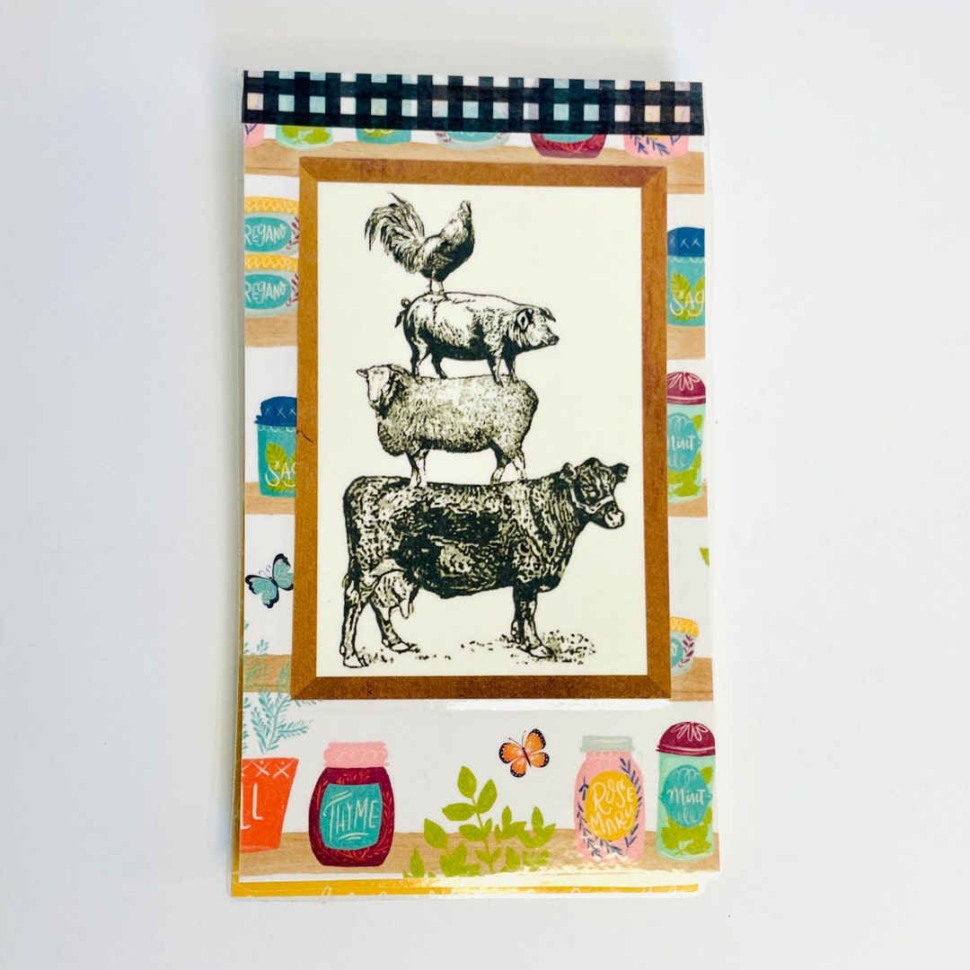 Grocery List Pad, to Do List Pad, Mini Desk Notebook, Purse Size ...