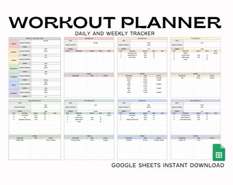 Grey and Orange Workout Journal Template In Google Docs