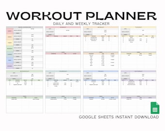 Grey and Orange Workout Journal Template In Google Docs