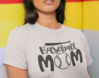Basebollmamma Svg | Basebolltröja Svg | Basebollmammaskjorta | Baseboll Svg | Mamma Svg | Basebollmamma | Cricut Cut-fil | Siluett | Png