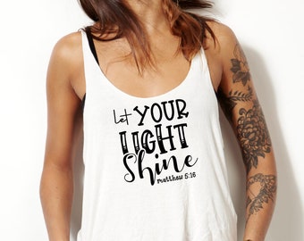 Let Your Light Shine Svg | Matthew 5 16 | Be the Light | Scripture Svg | Bible Quote Svg | Cut File For Cricut | Silhouette