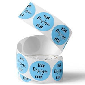 Aangepaste labels / Je eigen ontwerp of kant-en-klare aangepaste rollabels /Je eigen of kant-en-klare ontwerp wordt bedrukt /Bulkstickers / Snelle verzending