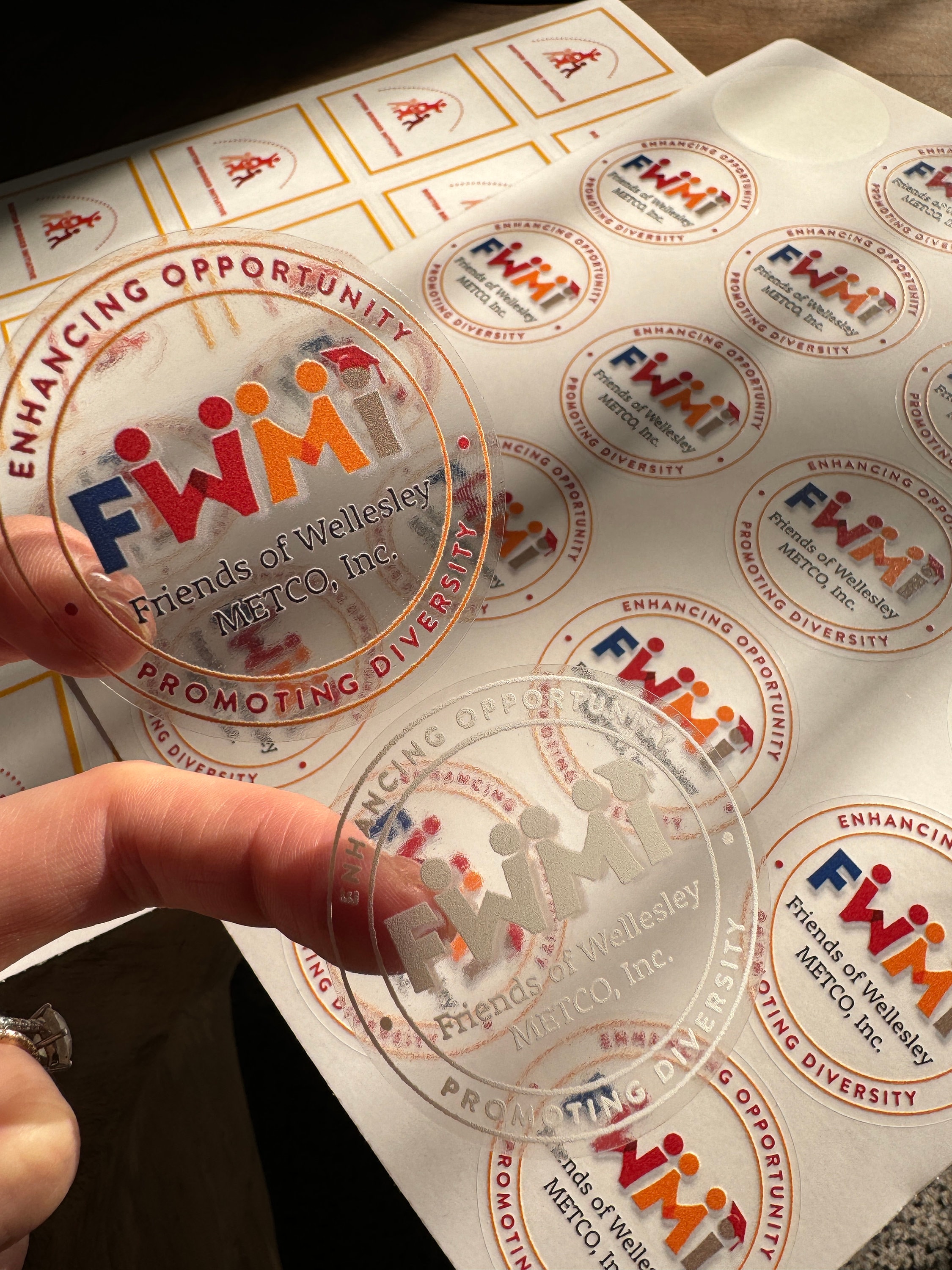 Custom Clear Vinyl Die Cut Stickers: Waterproof Bulk Stickers - Etsy