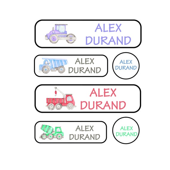 Daycare Labels Labels School Supply Stickers Waterproof Labels Personalized  Name Labels Dishwasher Safe Daycare Camp Skinny 